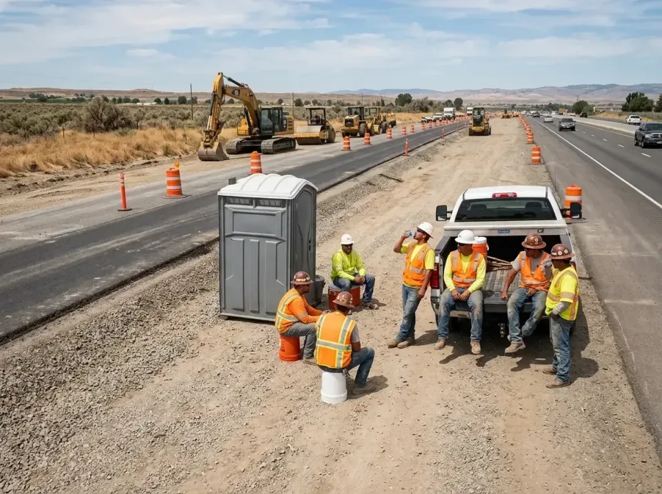 highway-road-construction-crew-007 — frequently asked questions, Porta Potty and Restroom Rentals in Wellsville, KS